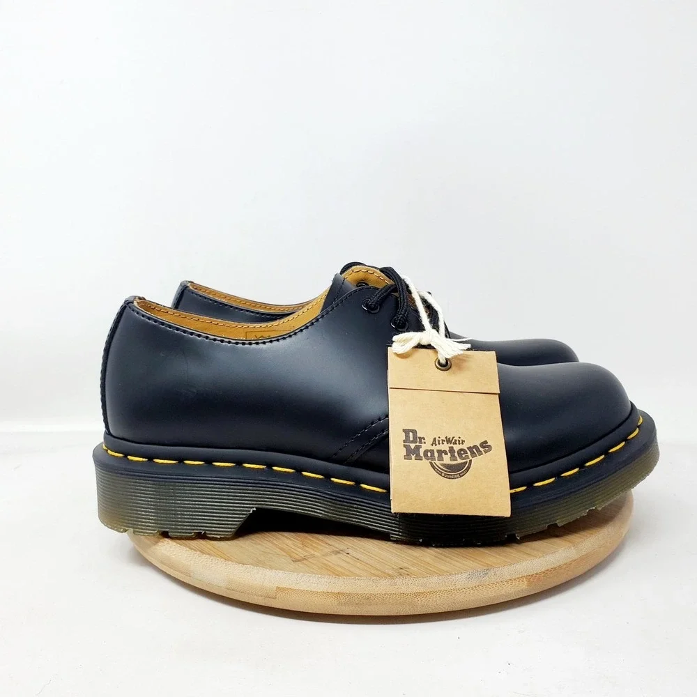 Dr Martens Shoes Womens 5 Black Leather Oxford Punk Goth Creeper 11837